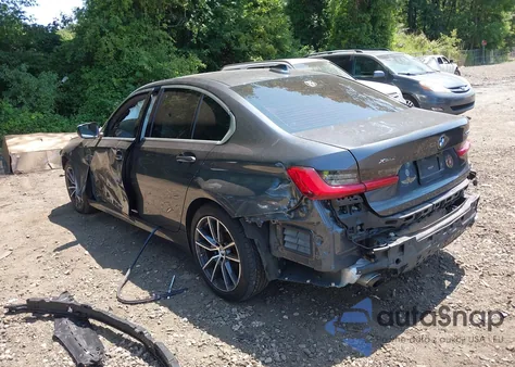 2020 BMW 330I xDrive из США, поврежденный, VIN 3MW5R7J06L8B32433